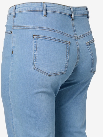 Zizzi Regular Jeans 'GEMMA' in Blauw