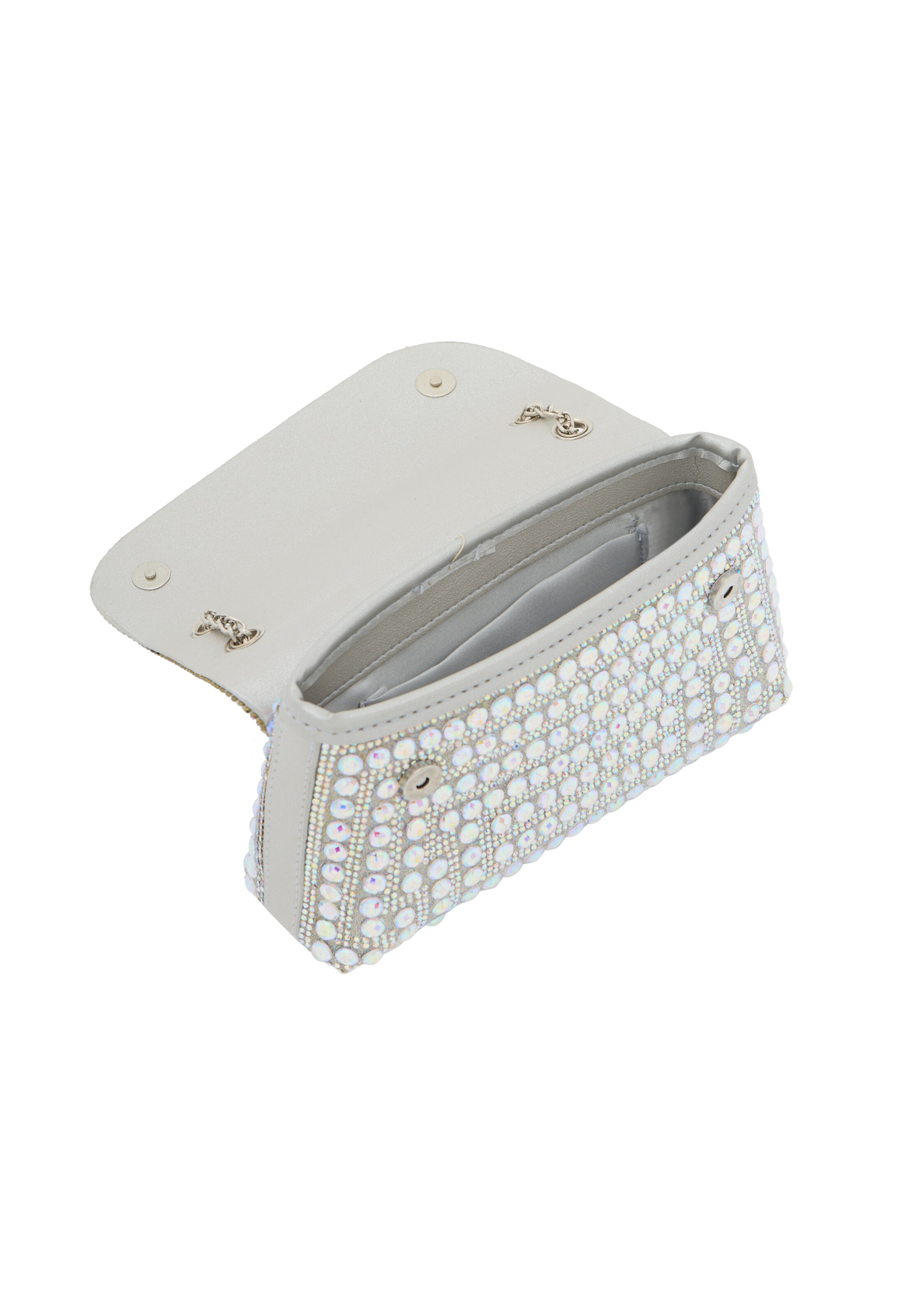 faina Clutch in Zilver