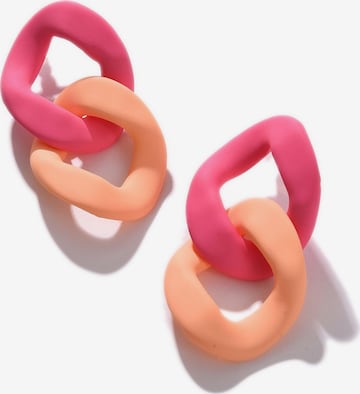 Boucles d'oreilles SOHI en orange : devant