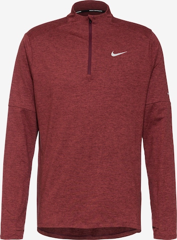 NIKE Performance Shirt 'Elmnt' in Red: front