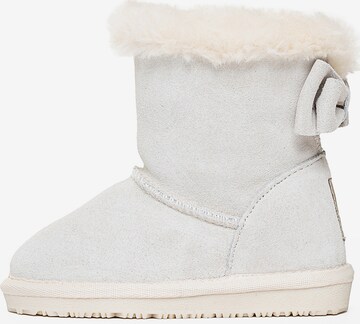 Bottes de neige Gooce en blanc : devant