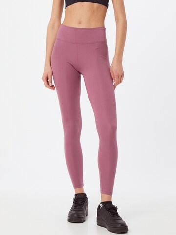 NIKE Skinny Sportsbukser 'One' i pink: forside