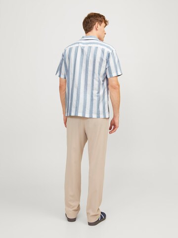 JACK & JONES Comfort Fit Skjorte 'Summer' i blå