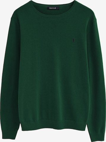 Polo Club Pullover in Grün: Vorderseite