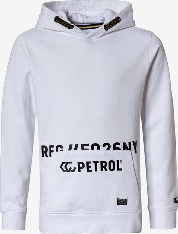 Petrol Industries Sweatshirt in Weiß: predná strana
