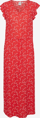 ICHI Dress 'IHMARRAKECH' in Red: front