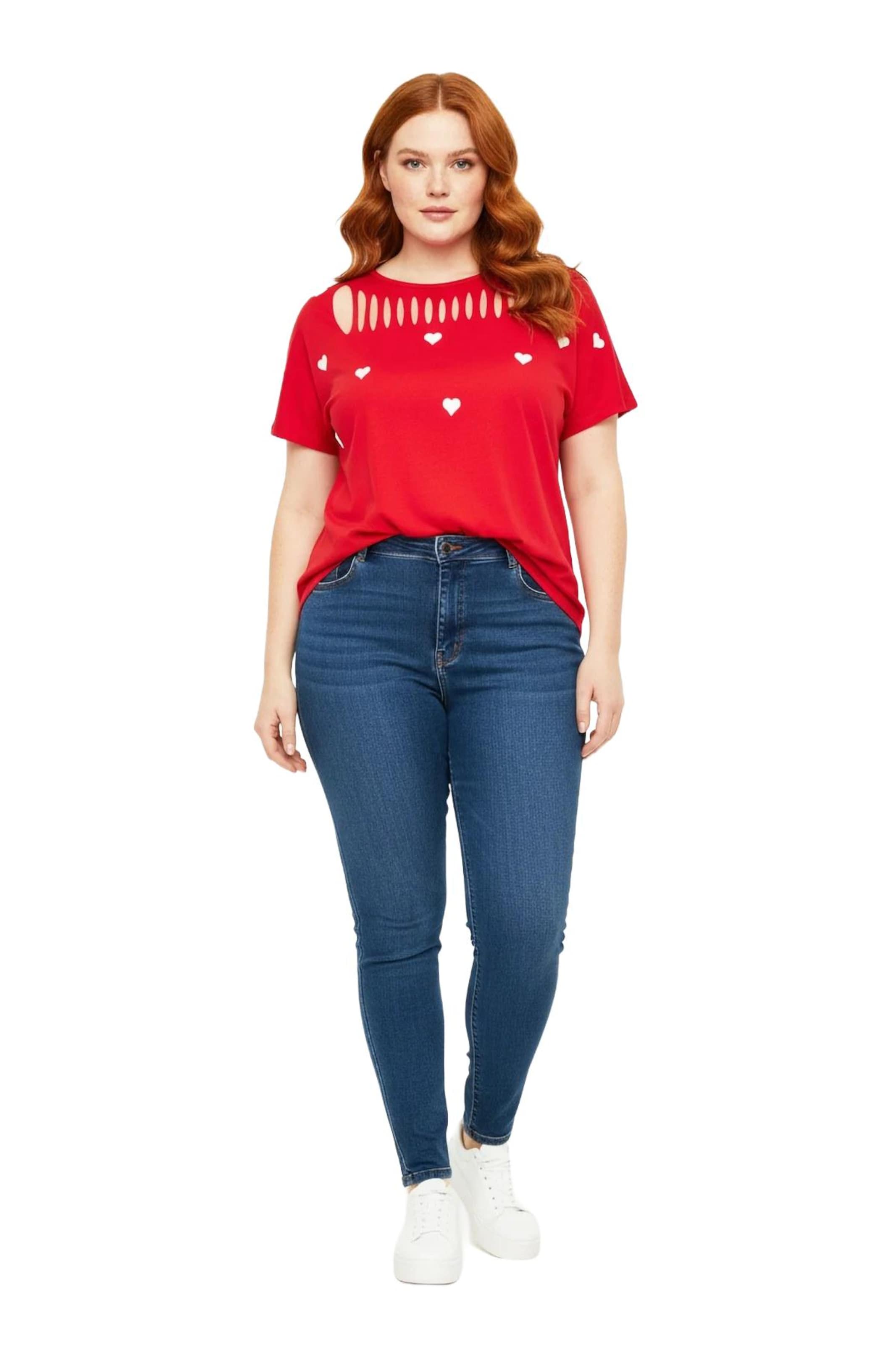 Shape Of You Shirt in Rood