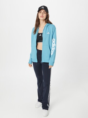 ADIDAS SPORTSWEAR Sportsweatjacke 'Essentials' in Blau