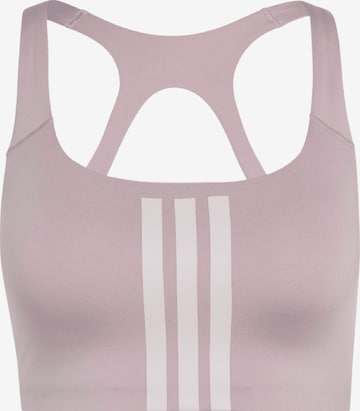 ADIDAS PERFORMANCEBustier Sportski grudnjak 'OPT' - ljubičasta boja: prednji dio