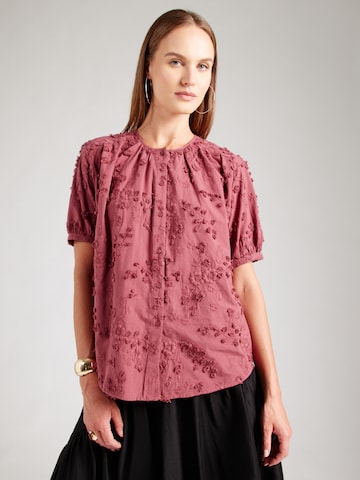 & Other Stories Blouse in Rood: voorkant