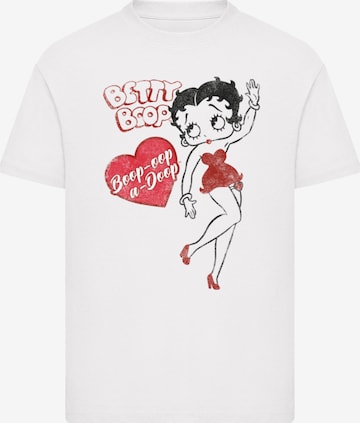 F4NT4STIC Shirt in Wit: voorkant