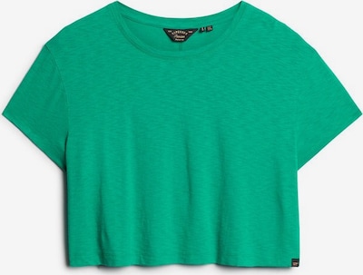 Superdry T-shirt en vert gazon, Vue avec produit