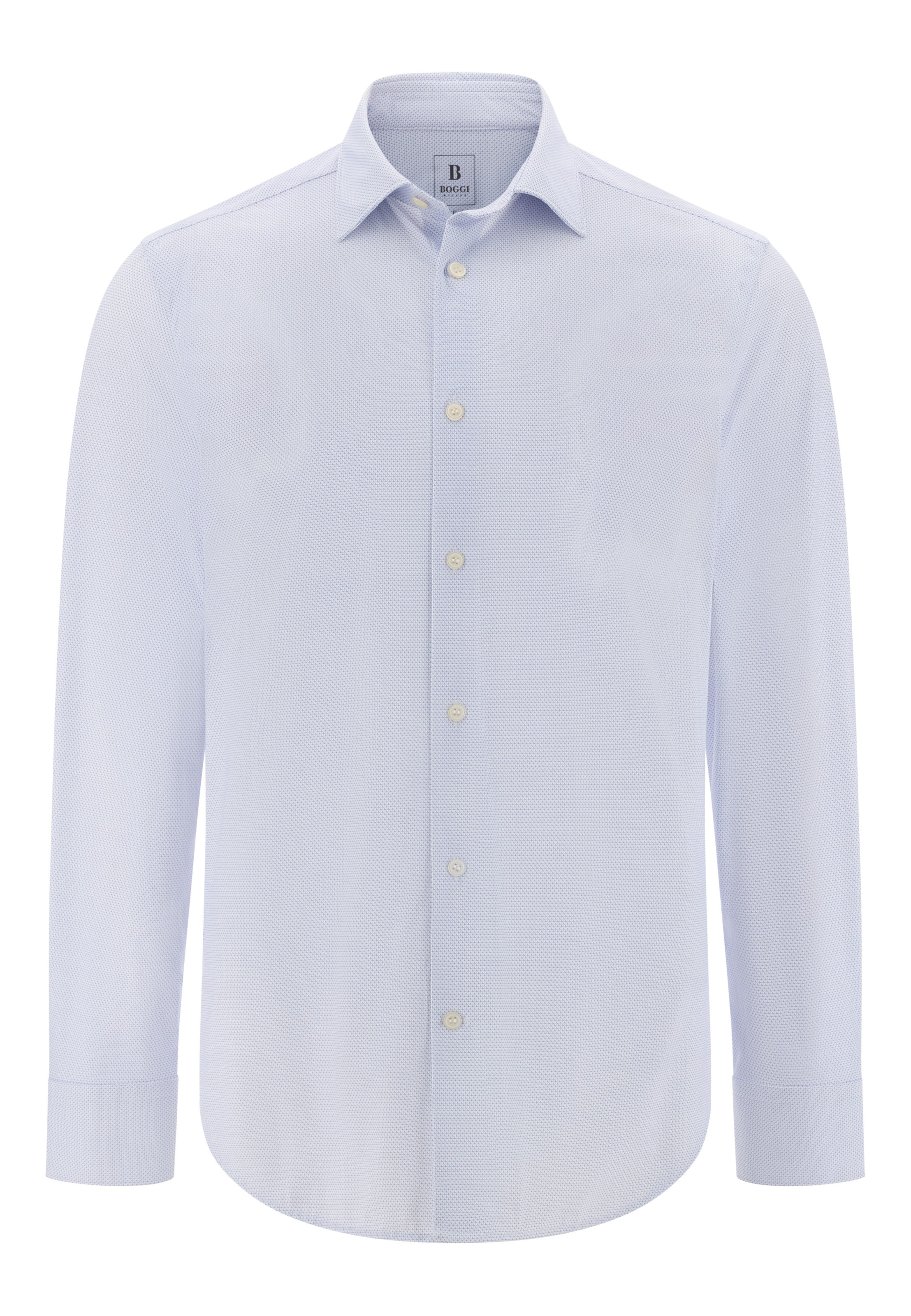 Boggi Milano - Ajuste regular Camisa 'B Tech' en azul: frente