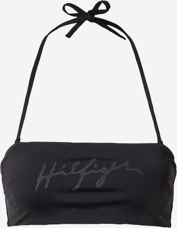 Tommy Hilfiger Underwear Bandeau Bikiniöverdel i svart: framsida