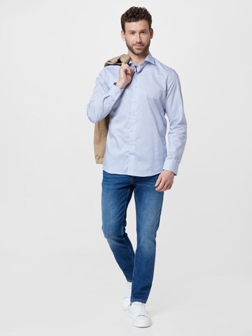 ETERNA - Ajuste estrecho Camisa en blanco