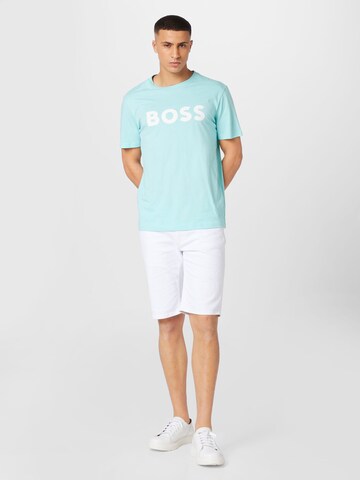 BOSS T-Shirt 'Thinking 1' in Blau