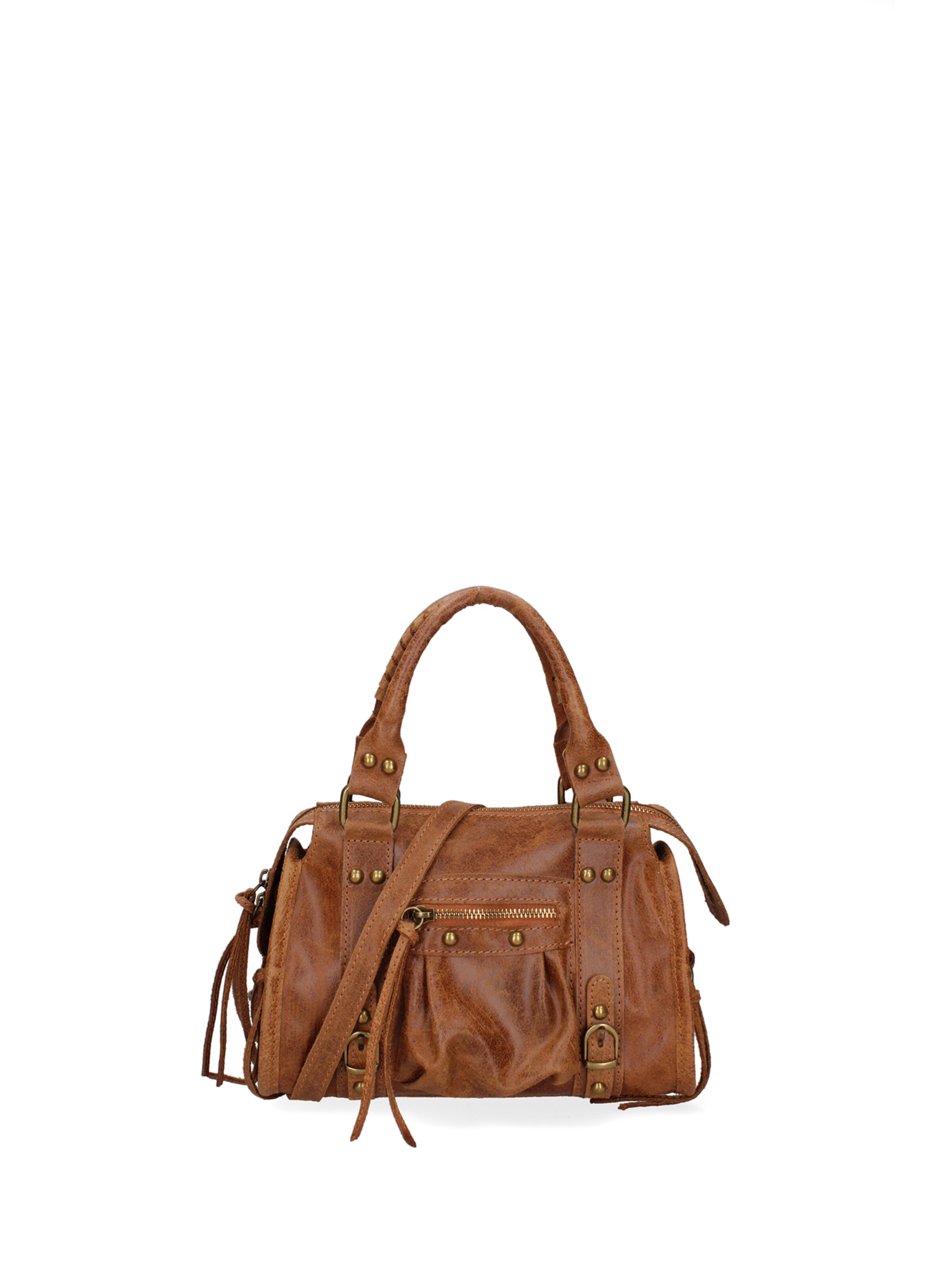 Gave Lux Schultertasche in Braun: Vorderseite