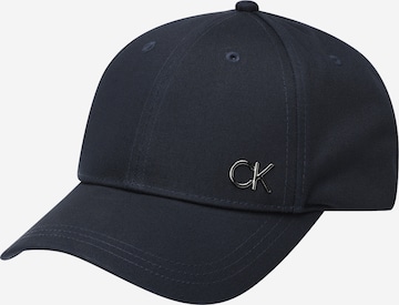 Casquette Calvin Klein en bleu : devant