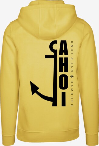 F4NT4STIC Sweatshirt 'Ahoi Anker' in Yellow