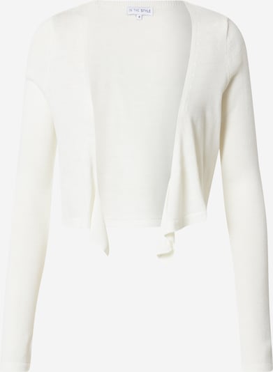 In The Style Strickjacke 'NAOMI GENES' in offwhite, Produktansicht