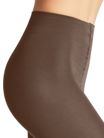 FALKE Slim fit Leggings 'Softmerino' in Brown