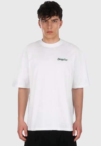Dropsize Shirt 'Yesterday' in Wit: voorkant