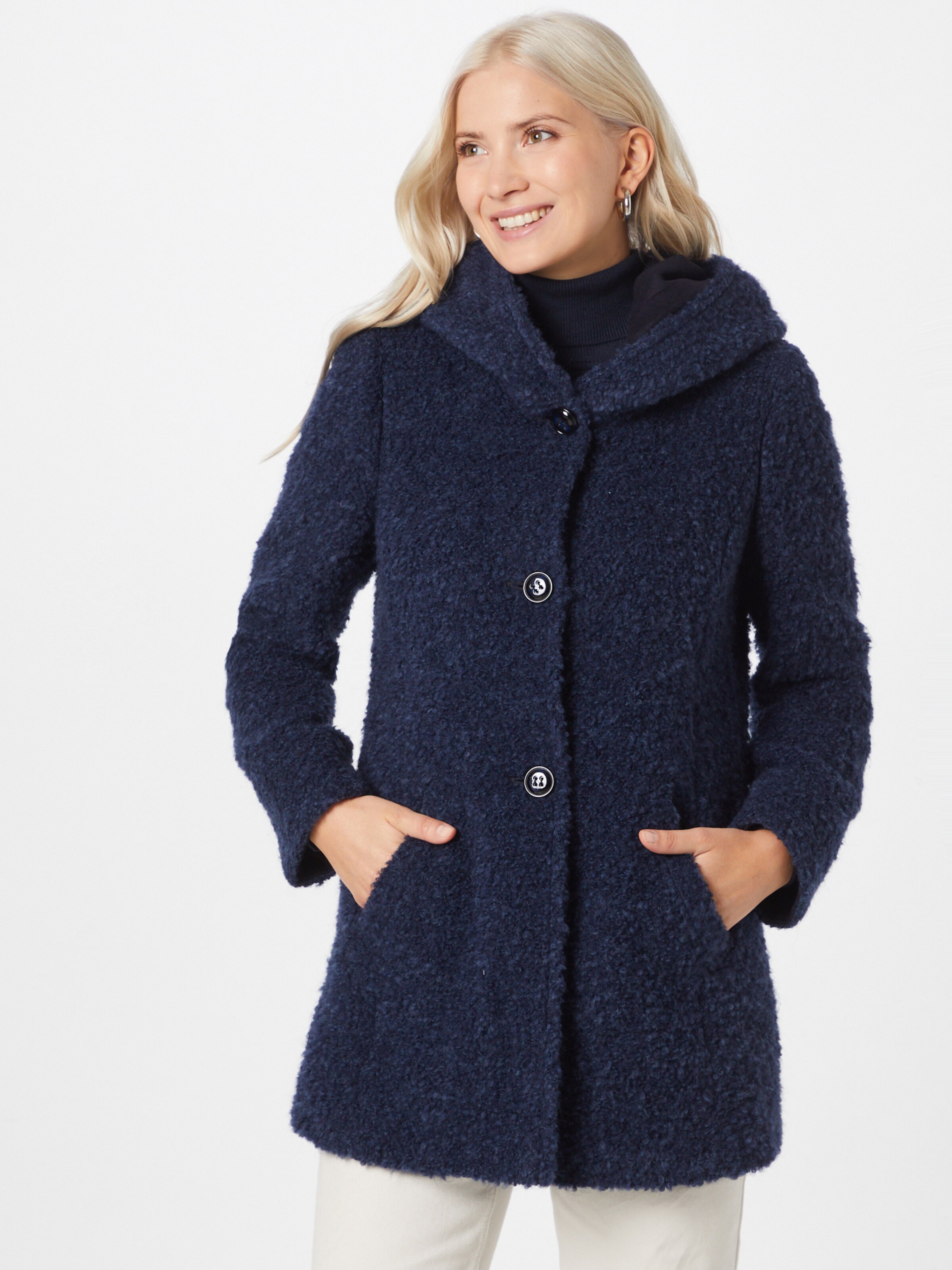 Frauen Mäntel GIL BRET Mantel in Marine - MA55017 Frauen Mäntel GIL BRET Mantel in Marine - MA55017