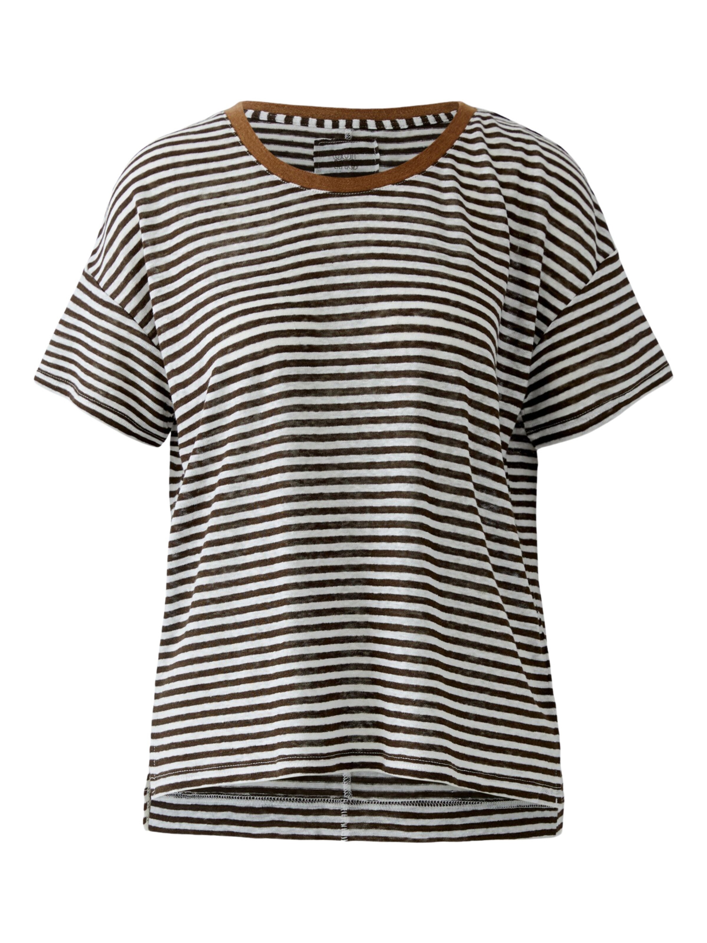 OUI Shirt in Brown: front