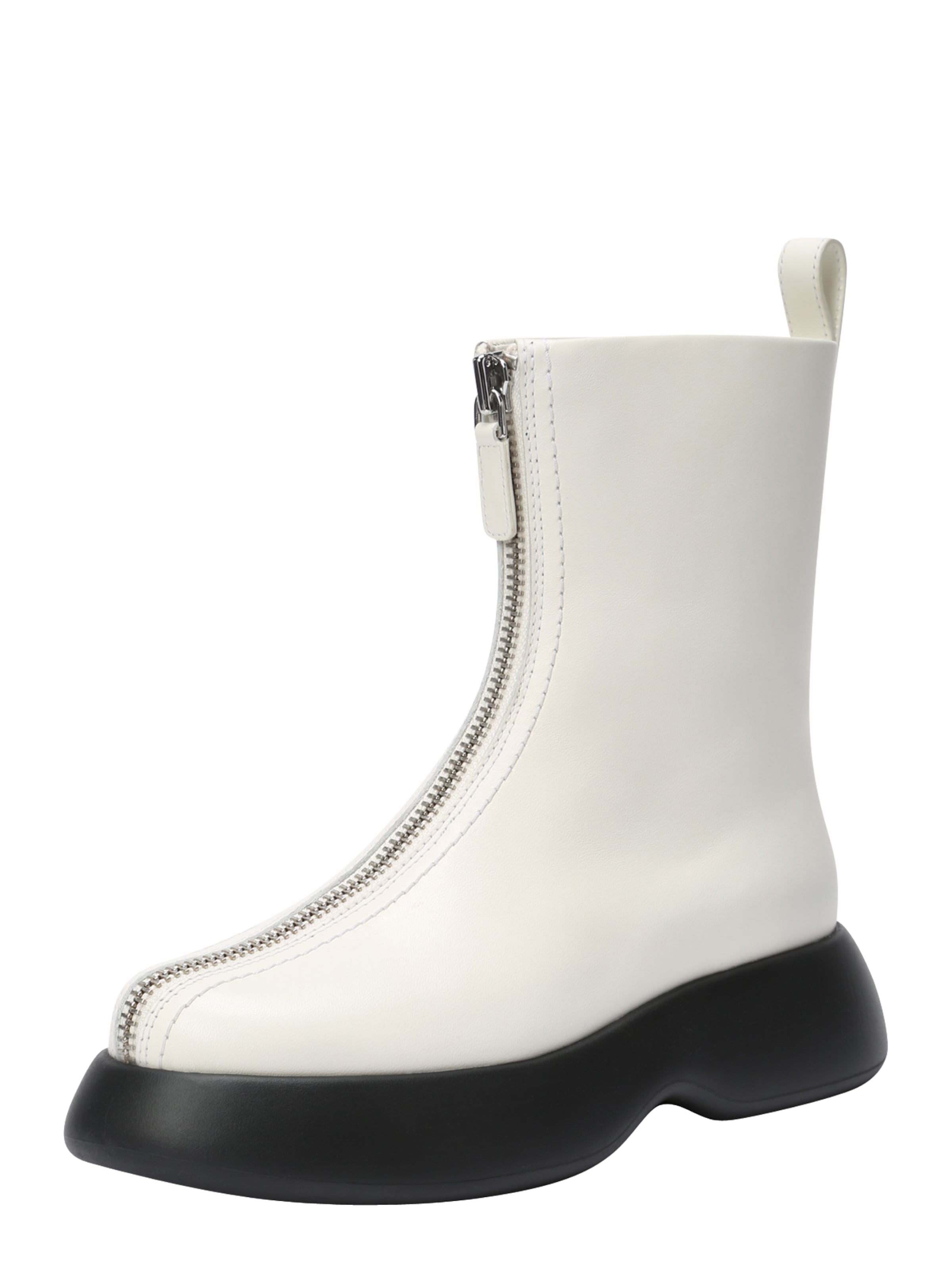 Botine 'MERCER' de la 3.1 Phillip Lim pe alb: față