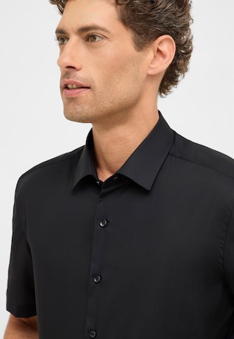 ETERNA Slim Fit Hemd in Schwarz