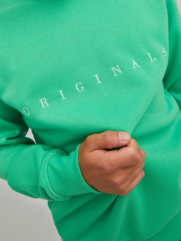 JACK & JONES Sweatshirt 'COPENHAGEN' in Green