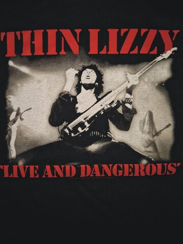 Thin Lizzy Shirt 'Thin Lizzy Dangerous T-Shirt' in Black