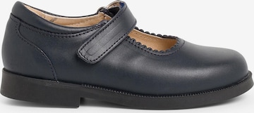 Scarpa bassa di Pisamonas in blu: frontale