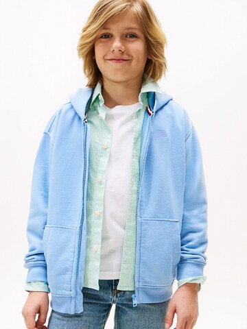 TOMMY HILFIGER Sweatvest in Blauw: voorkant