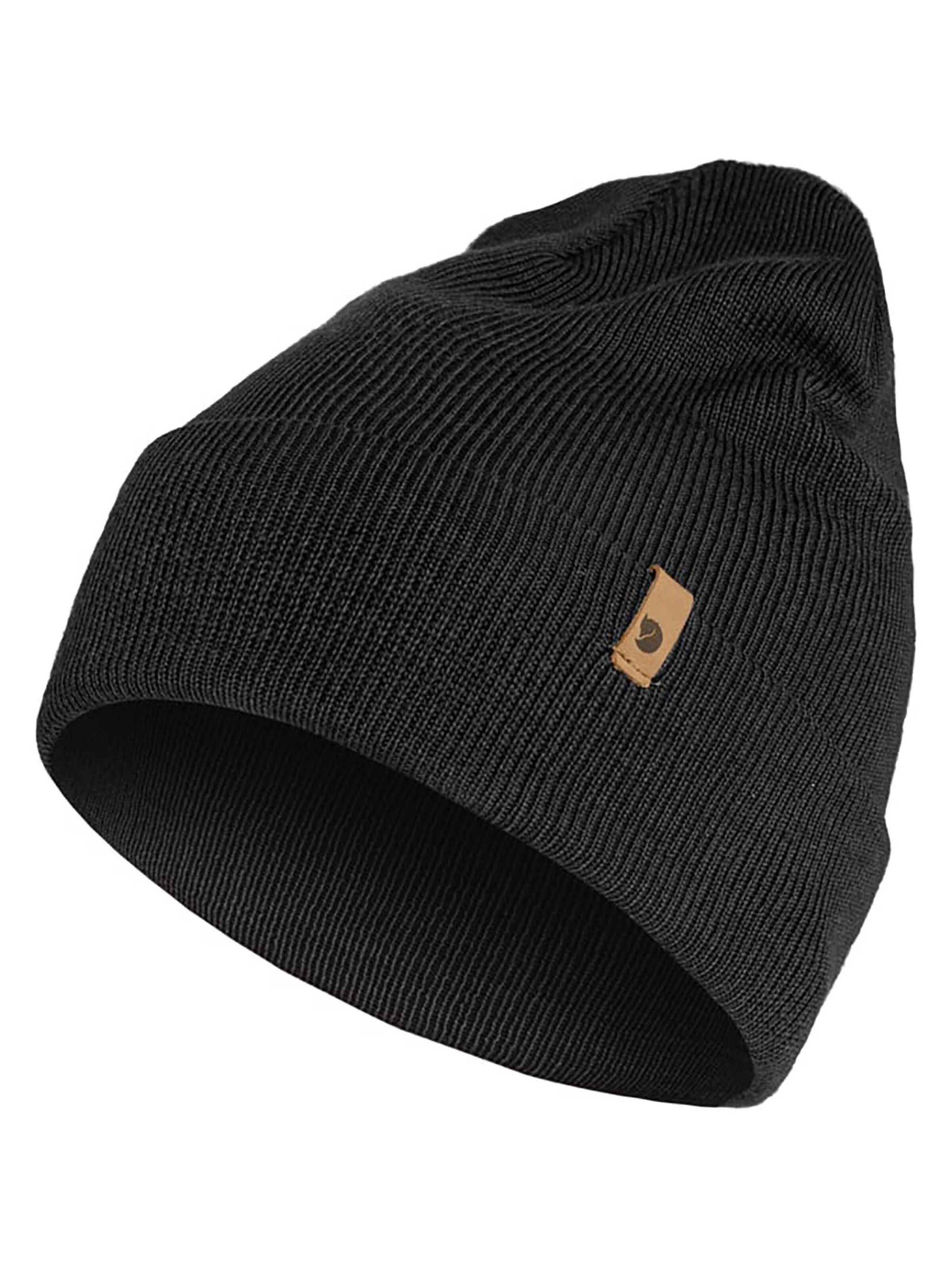 Bonnet 'Classic' Fjällräven en noir : devant