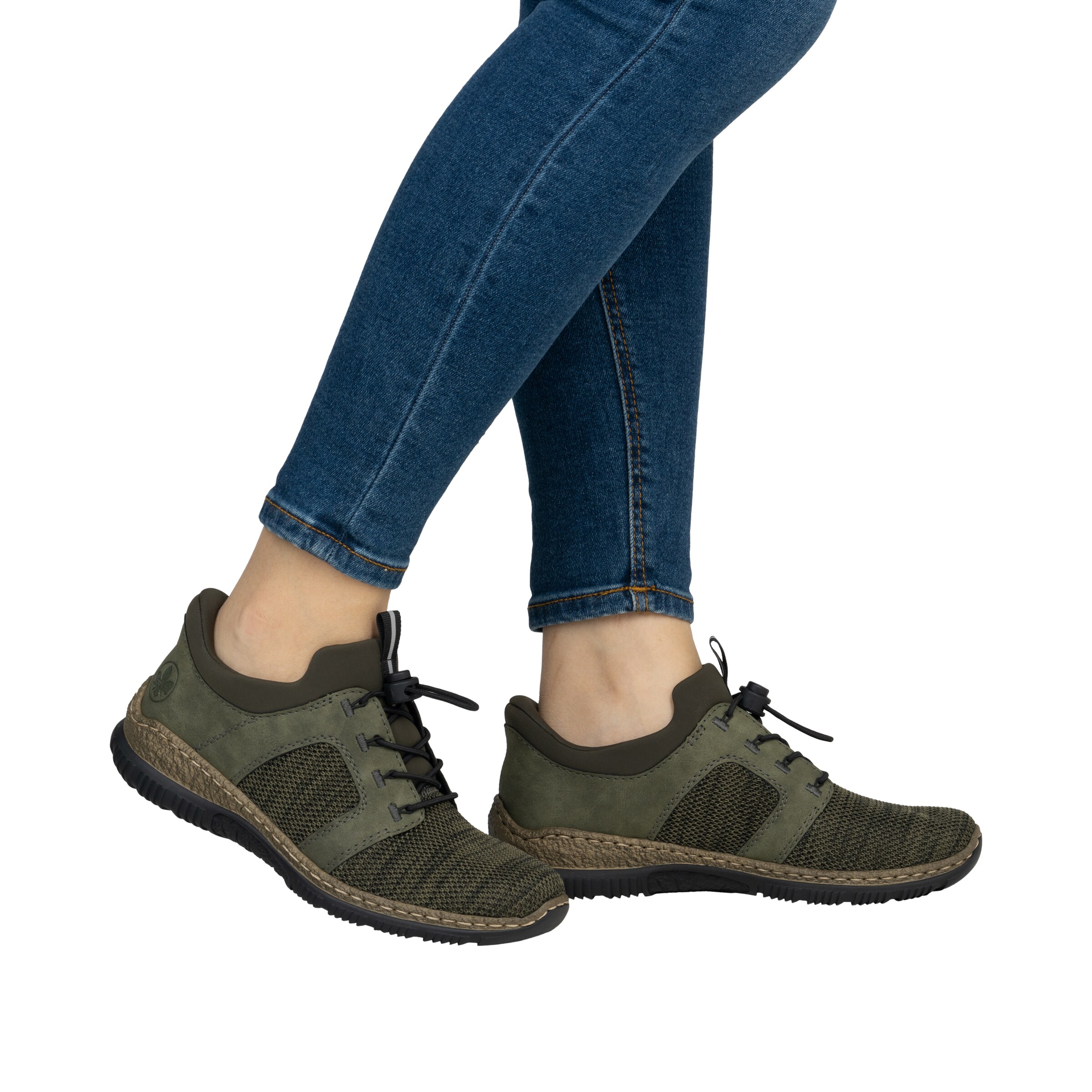 Rieker Slip-Ons in Green