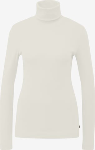QS Shirt in Beige: voorkant