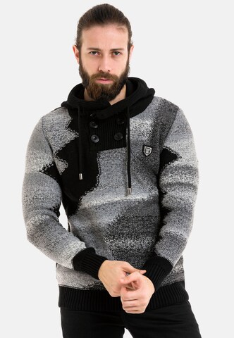 CIPO & BAXX Pullover in Schwarz: predná strana