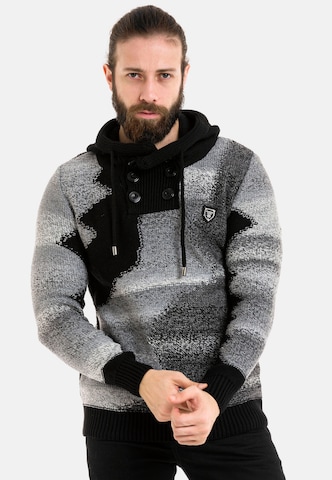 CIPO & BAXX Pullover in Schwarz: predná strana