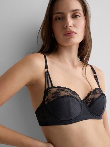 INTIMISSIMI Klassisch BH 'Daniela The Art of Lingerie' in Schwarz: Vorderseite