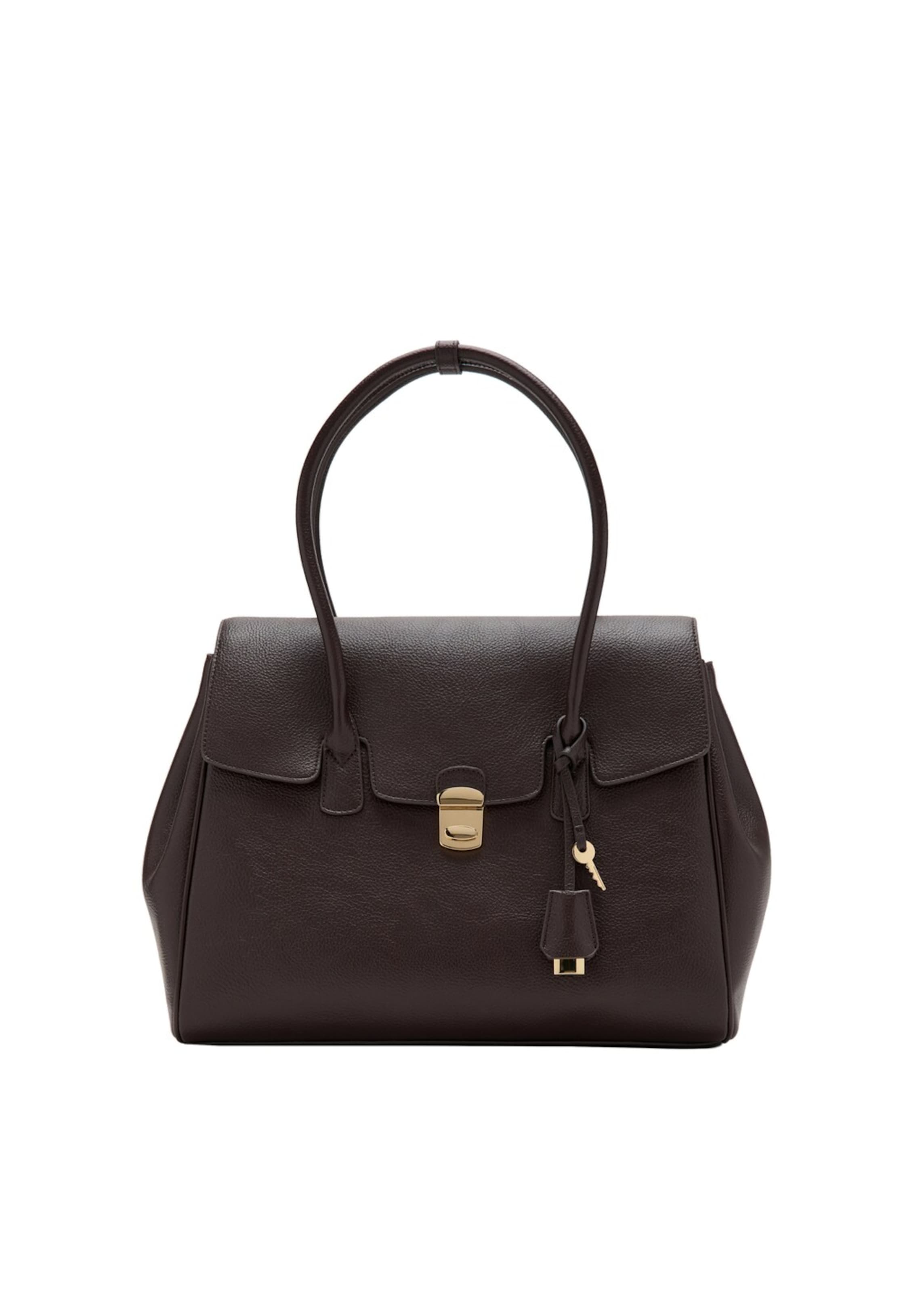 MANGO Handbag 'Siena' in Brown: front