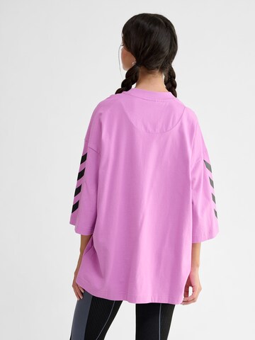 T-Shirt 'OVERSIZED WILLY' Hummel en rose : devant