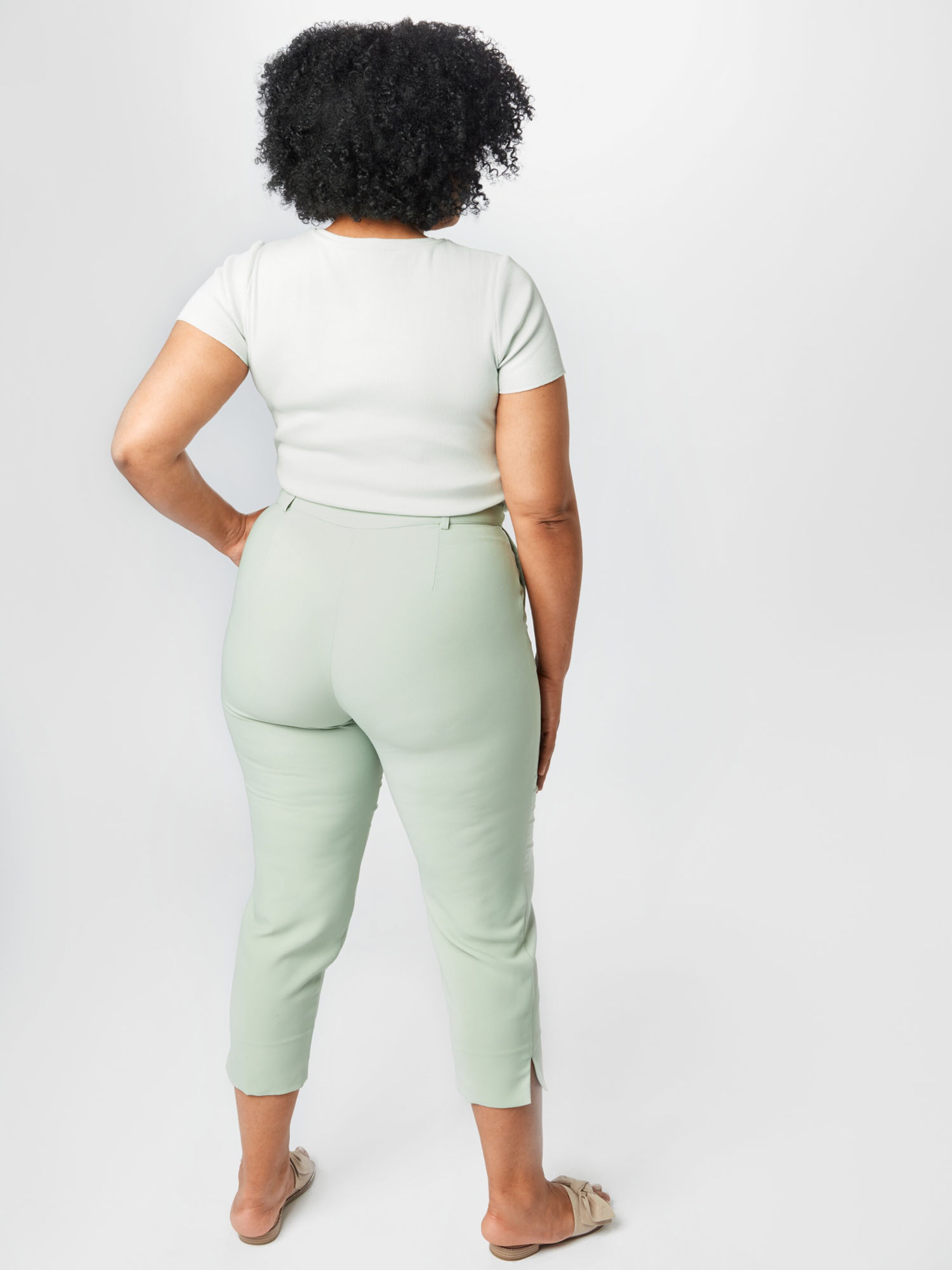 Frauen Große Größen Guido Maria Kretschmer Curvy Collection Hose 'Maria' in Mint - NF67642 Frauen Große Größen Guido Maria Kretschmer Curvy Collection Hose 'Maria' in Mint - NF67642