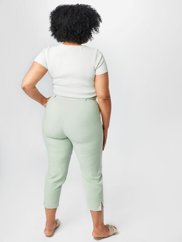 Guido Maria Kretschmer Curvy Regular Trousers with creases 'Maria' in Green