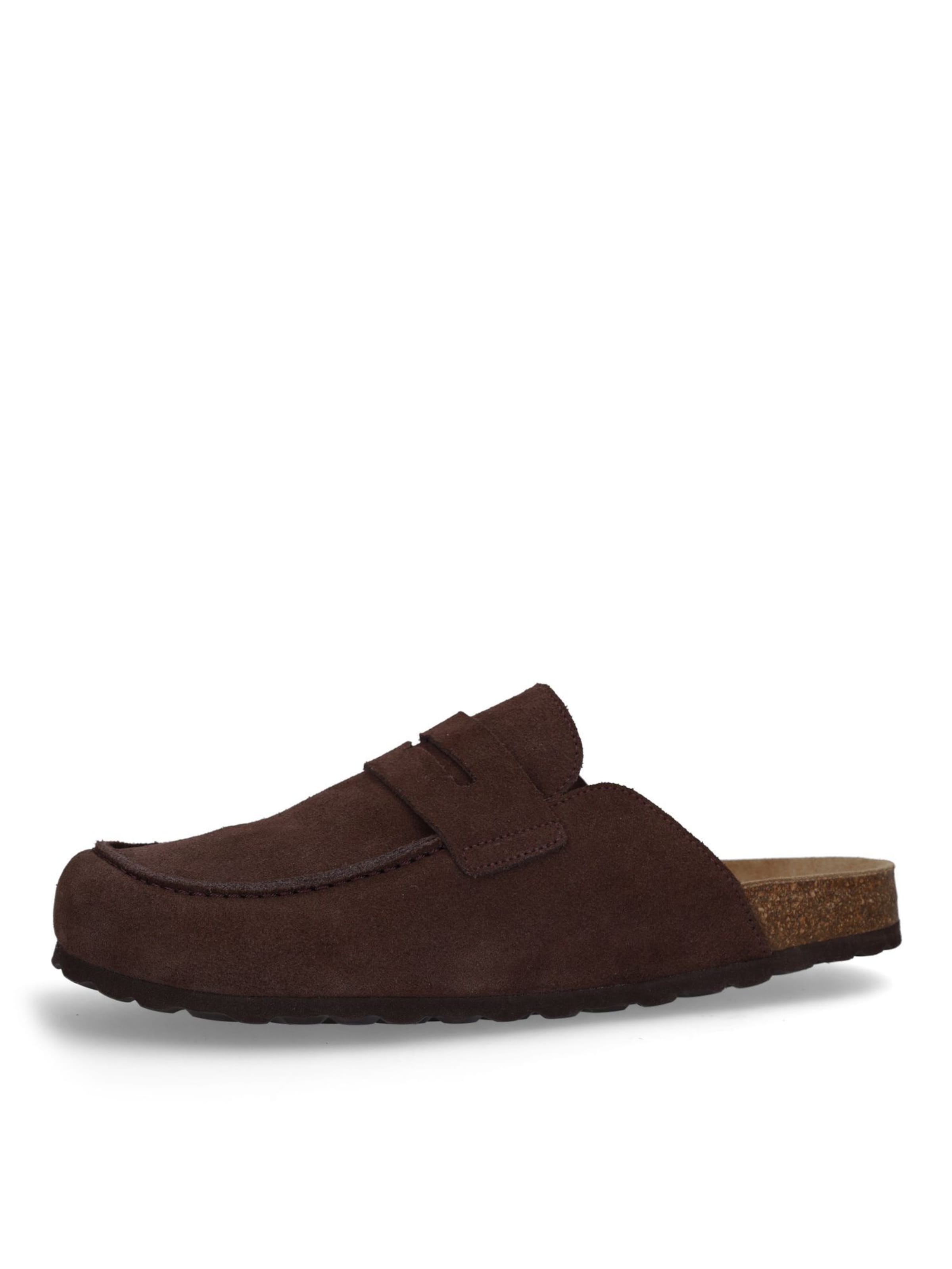 Mule MANFIELD en marron : devant