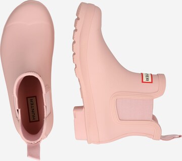 Bottes en caoutchouc HUNTER en rose