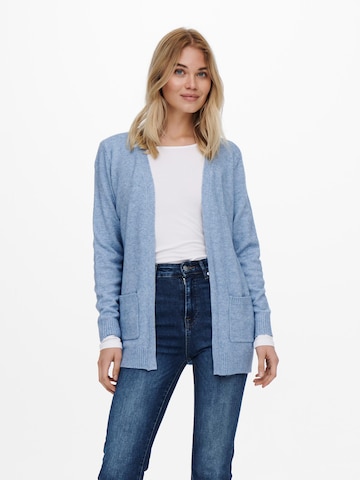 Cardigan 'Lesly' ONLY en bleu : devant