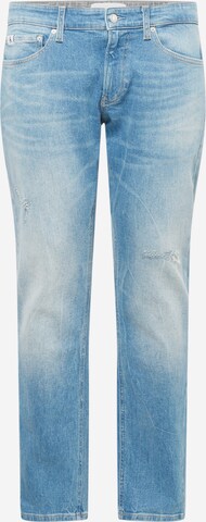 Calvin Klein Jeans Слим Джинсы в Синий: спереди