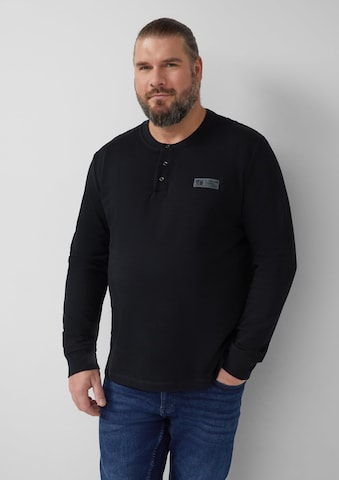 s.Oliver Shirt in Zwart: voorkant