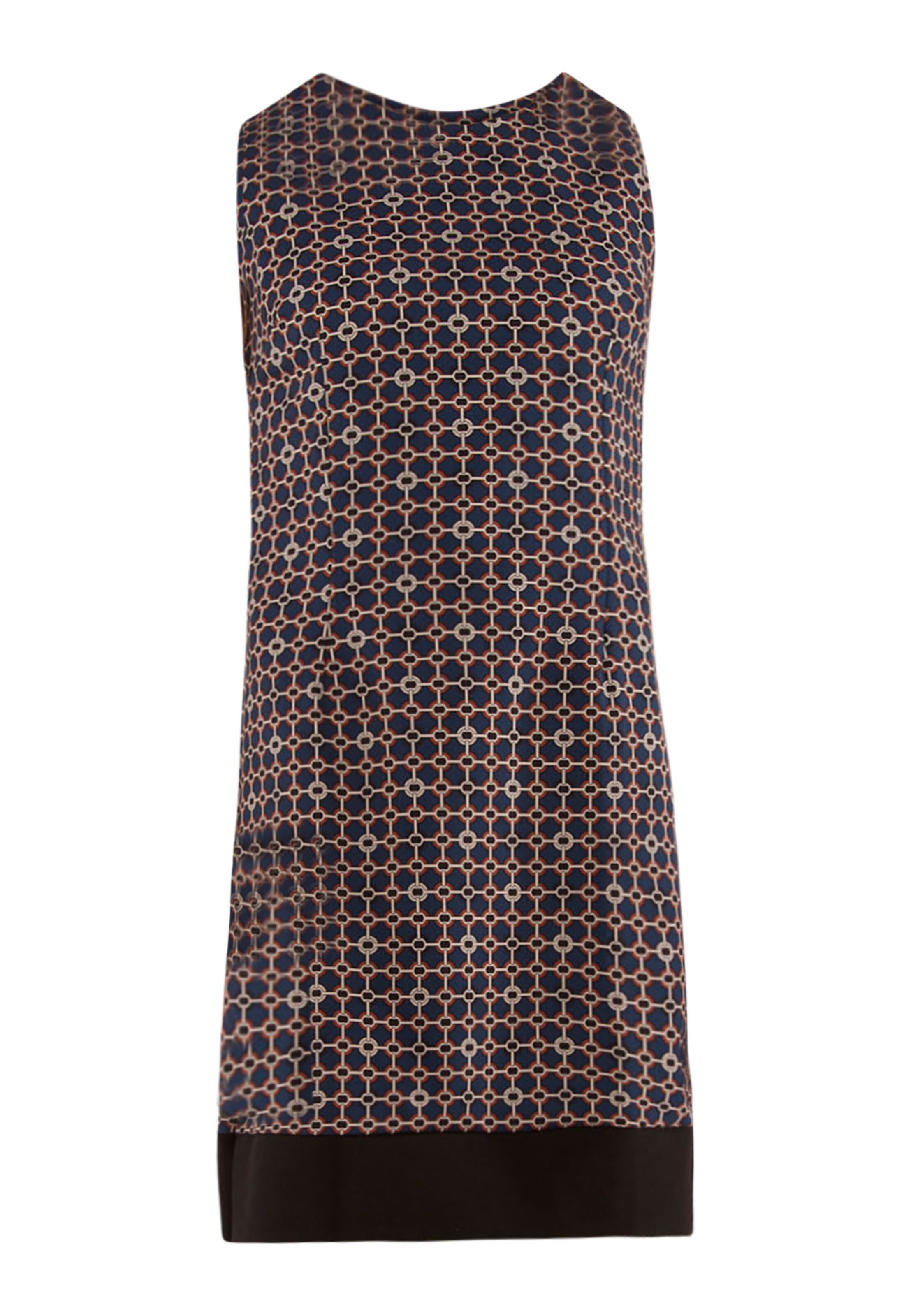 TOOche Jurk 'Chains' in Bruin: voorkant